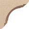 Ekena Millwork 10"W x 10"D x 10"H Wide Olympic Rough Cedar Woodgrain TimberThane Corbel, Primed Tan CORUR10X10X10OLYRCPR - alternate 4
